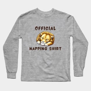 Official napping shirt Long Sleeve T-Shirt